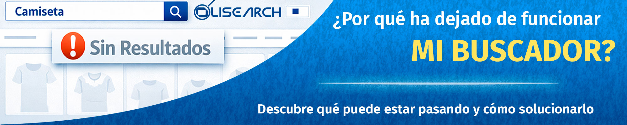 Por qué ha dejado de funcionar el buscador de una tienda online y cómo solucionarloPor qué ha dejado de funcionar el buscador de una tienda online y cómo solucionarlo